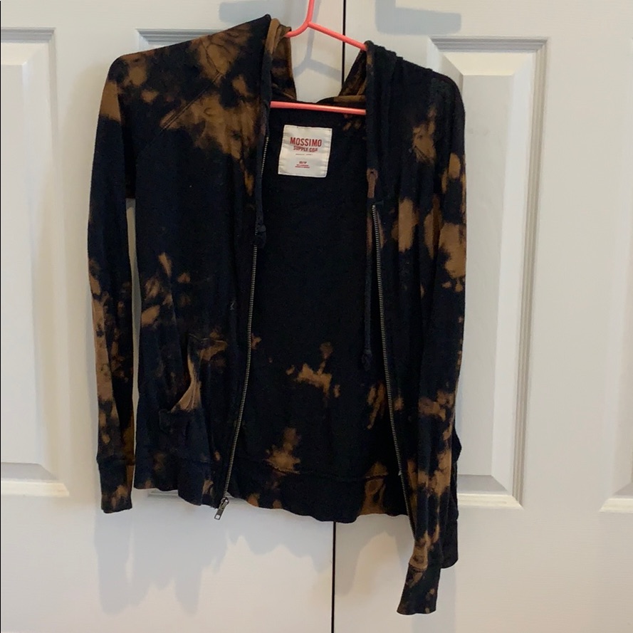 Bleached Zip Up
